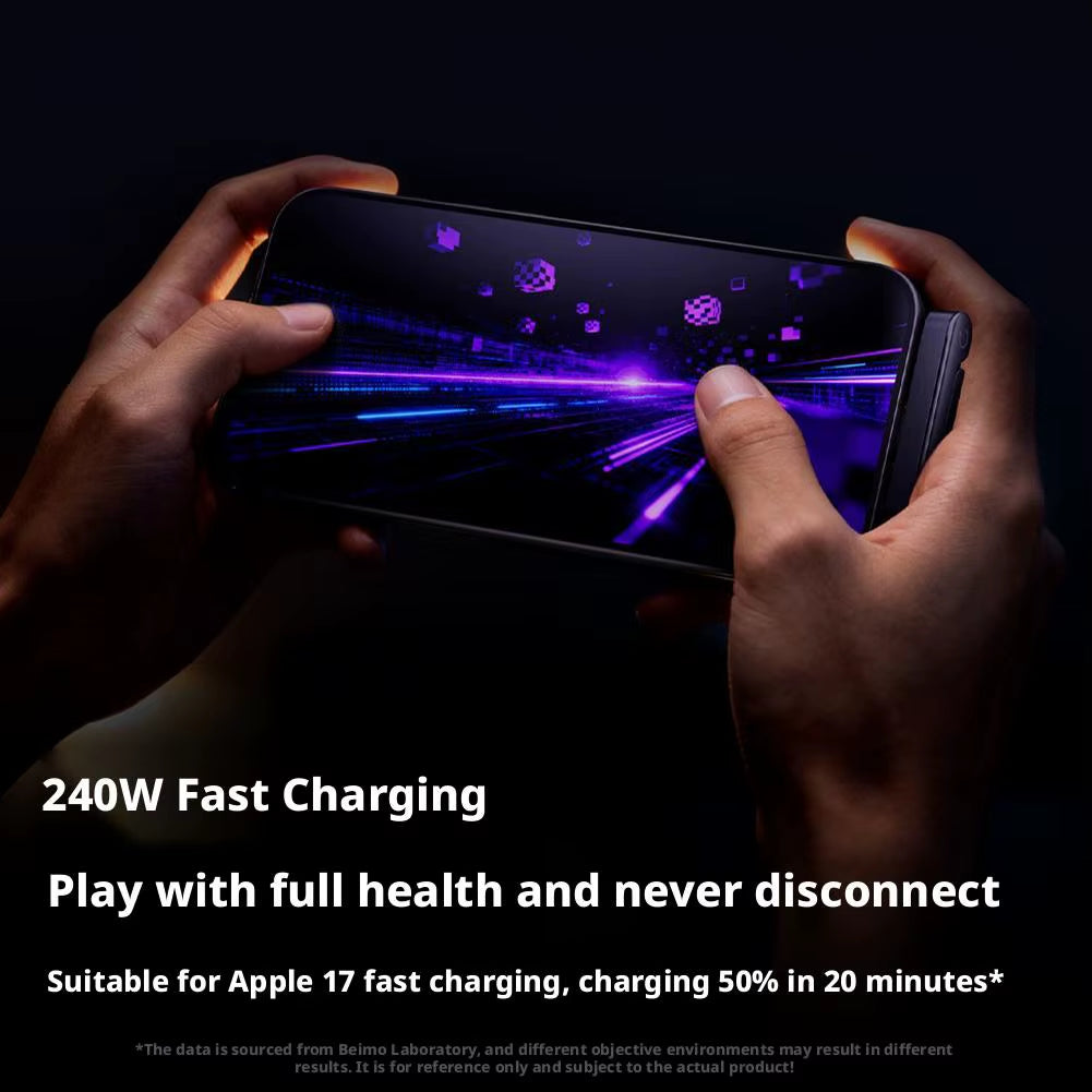 OmniFlex™ 2-in-1 Fast Charging Cable & Invisible Stand