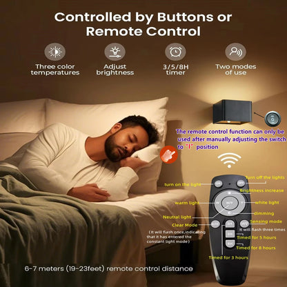 LumiAura™ Wireless Motion Sensor Wall Light